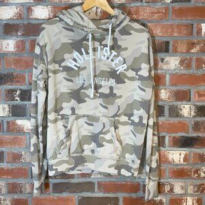 Hollister Los Ángeles Women Green Camo Hoodie Size Medium
